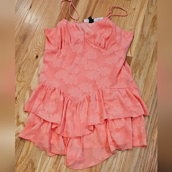 Mini Skater Dress, Triangle Cup Tiered - Wild Fable, Sz L - Picture 4 of 6